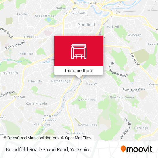 Broadfield Road/Saxon Road map