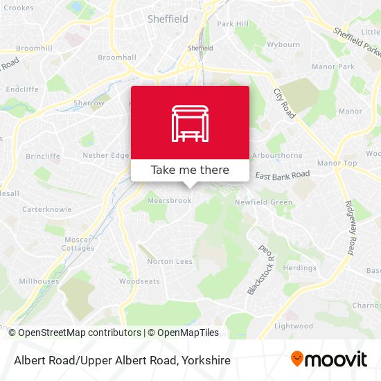 Albert Road/Upper Albert Road map