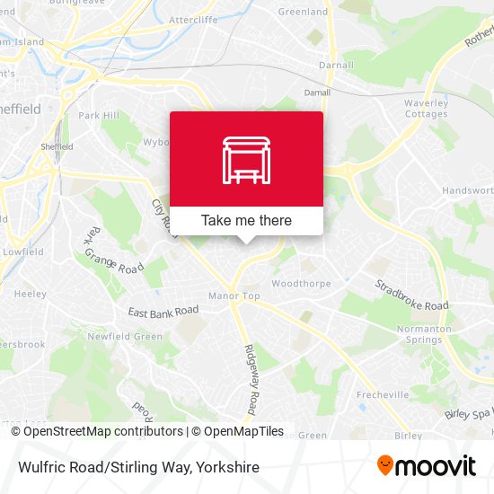 Wulfric Road/Stirling Way map