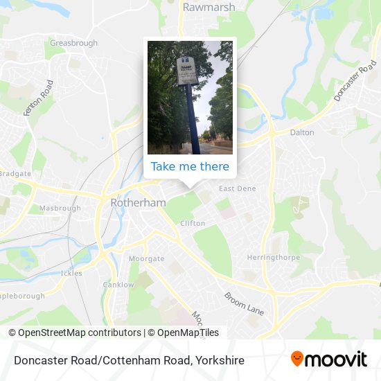 Doncaster Road/Cottenham Road map
