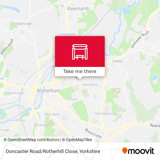 Doncaster Road / Rotherhill Close map