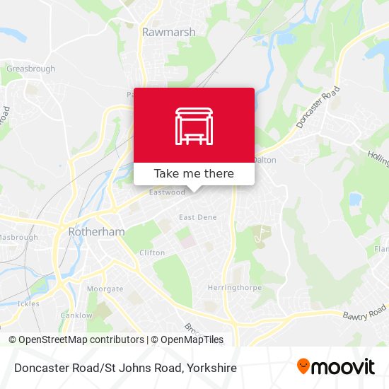 Doncaster Road/St Johns Road map