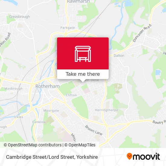 Cambridge Street/Lord Street map