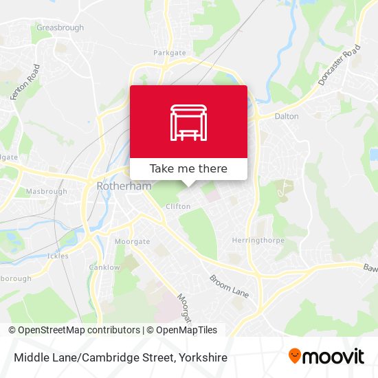 Middle Lane/Cambridge Street map