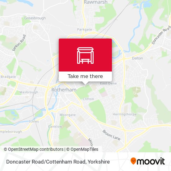 Doncaster Road/Cottenham Road map