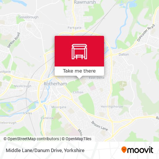 Middle Lane/Danum Drive map