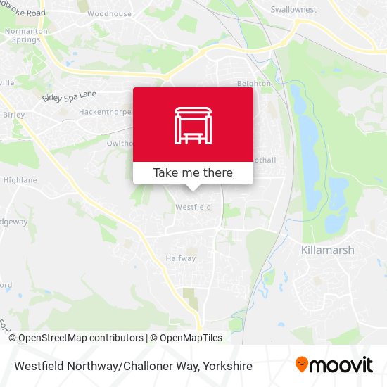 Westfield Northway / Challoner Way map