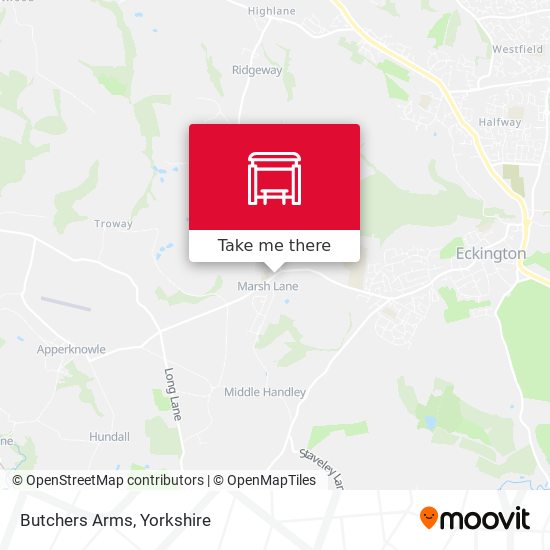 Butchers Arms map