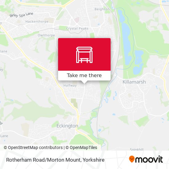 Rotherham Road/Morton Mount map