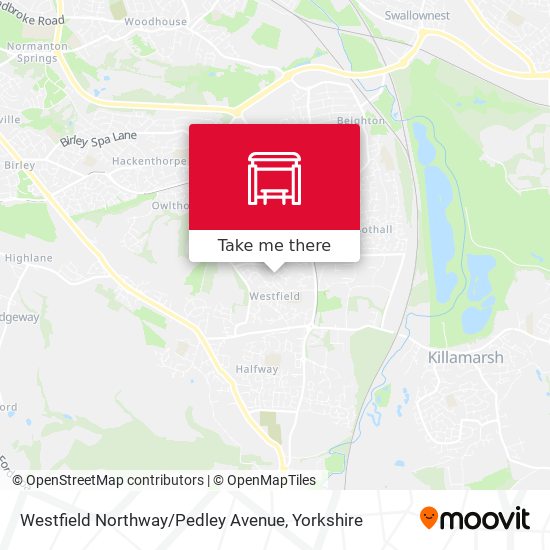 Westfield Northway / Pedley Avenue map