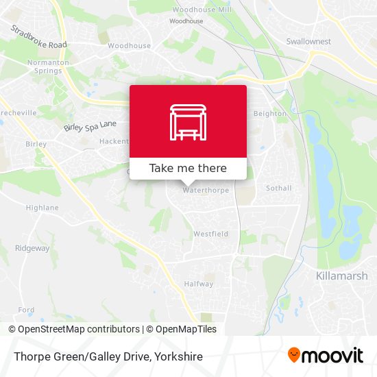 Thorpe Green/Galley Drive map