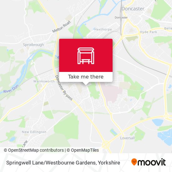 Springwell Lane / Westbourne Gardens map