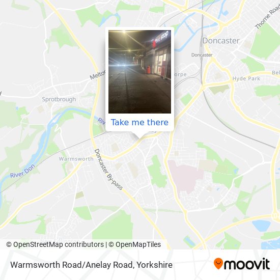 Warmsworth Road/Anelay Road map