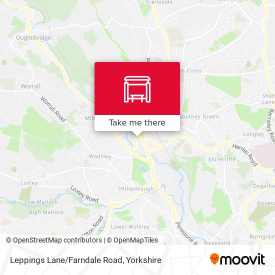 Leppings Lane/Farndale Road map