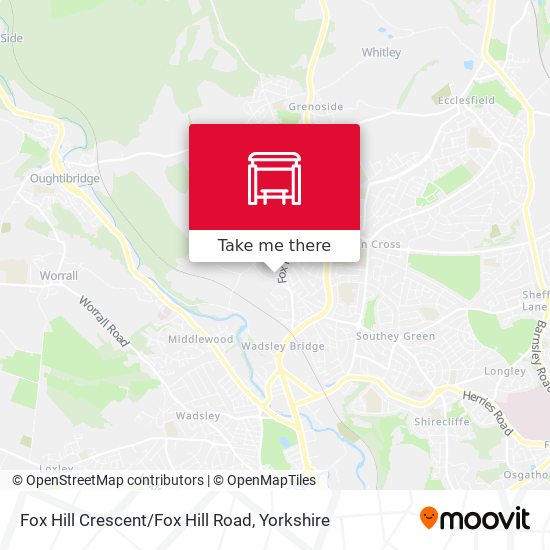 Fox Hill Crescent / Fox Hill Road map