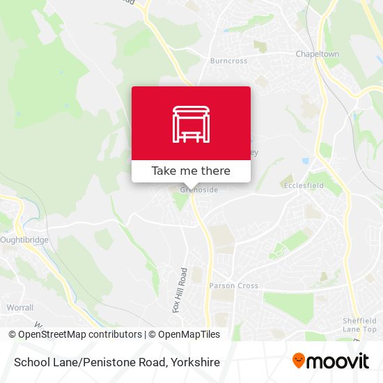School Lane/Penistone Road map