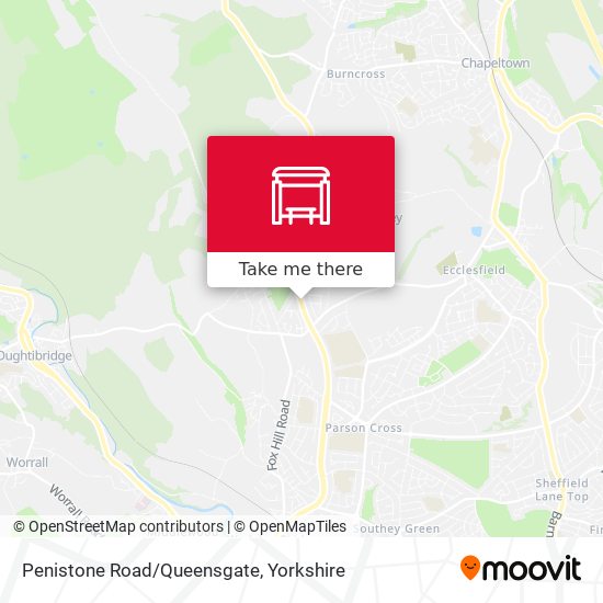 Penistone Road/Queensgate map