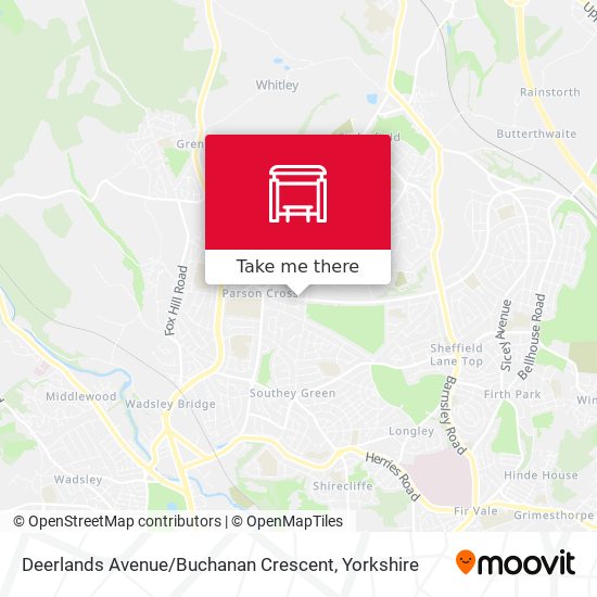 Deerlands Avenue / Buchanan Crescent map