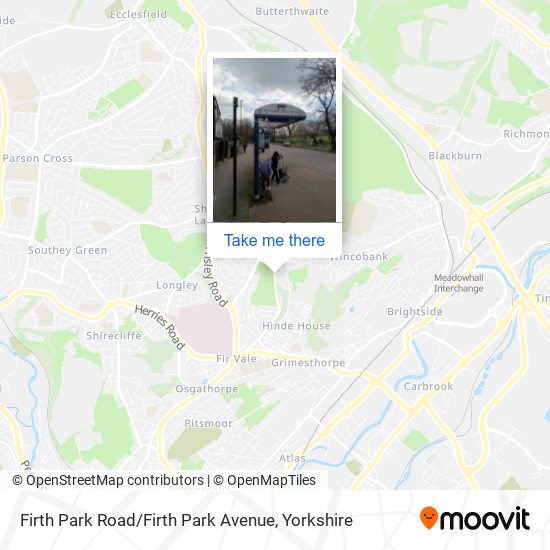 Firth Park Road / Firth Park Avenue map