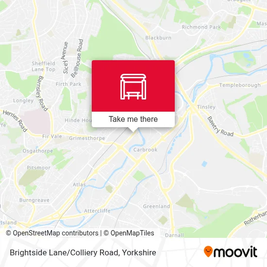 Brightside Lane/Colliery Road map