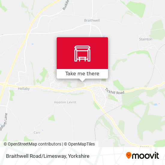 Braithwell Road/Limesway map