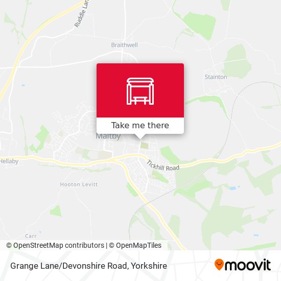 Grange Lane/Devonshire Road map
