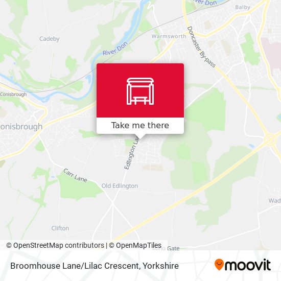 Broomhouse Lane/Lilac Crescent map
