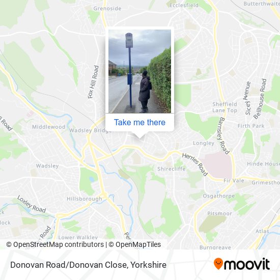 Donovan Road/Donovan Close map