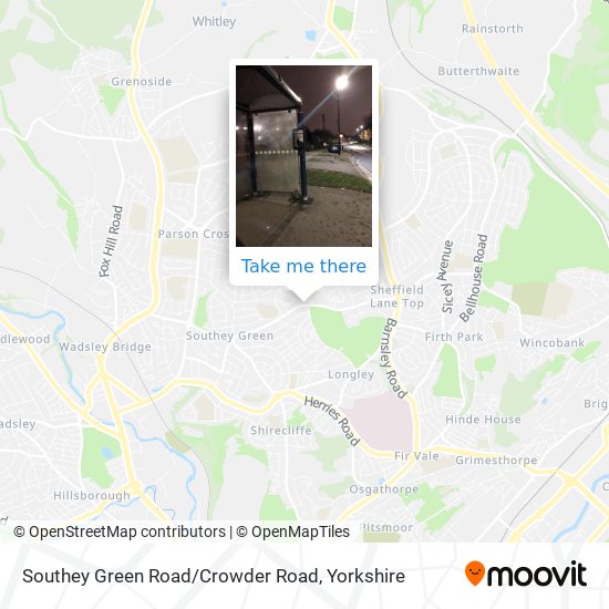 Southey Green Road / Crowder Road map