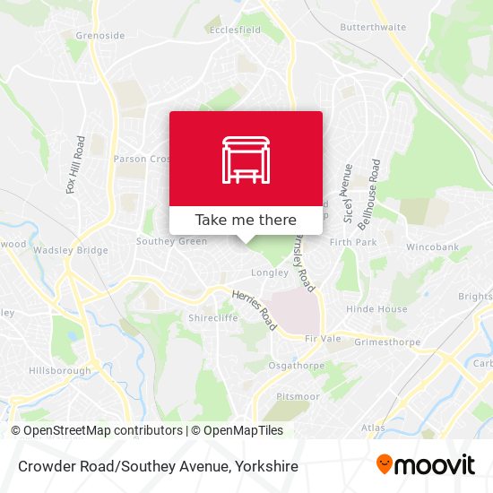 Crowder Road/Southey Avenue map