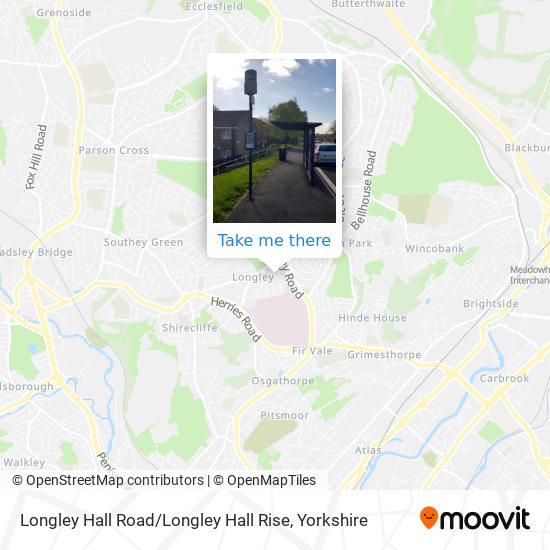 Longley Hall Road / Longley Hall Rise map