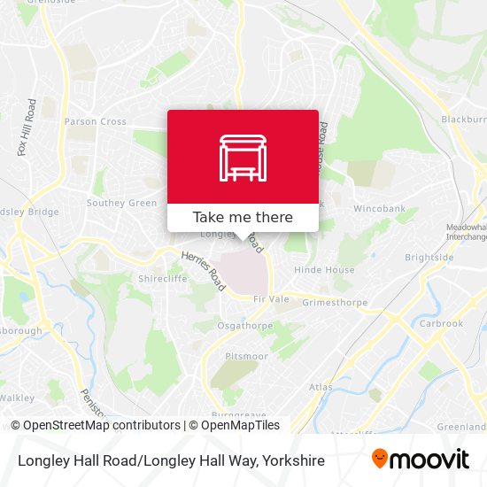 Longley Hall Road / Longley Hall Way map