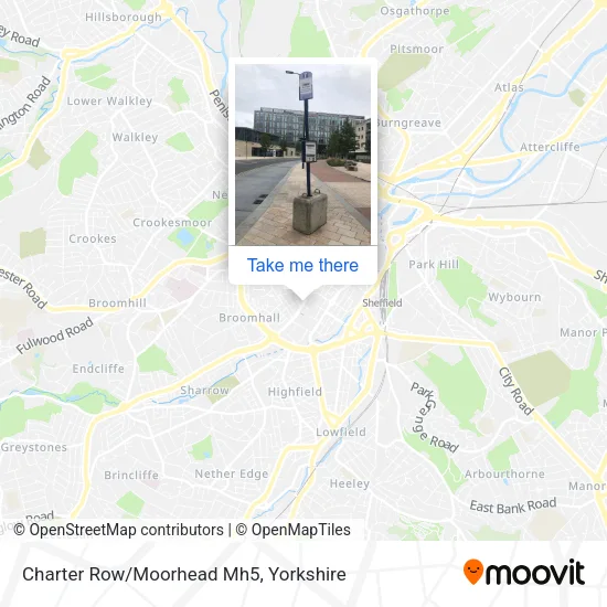 Charter Row/Moorhead Mh5 map