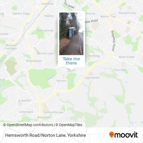 Hemsworth Road/Norton Lane map