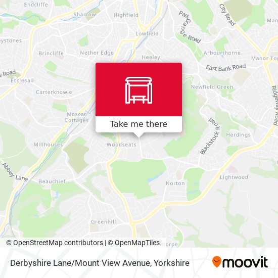 Derbyshire Lane / Mount View Avenue map