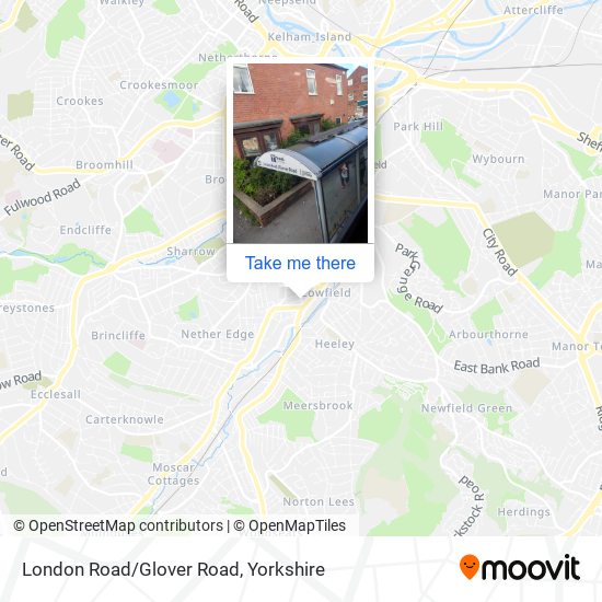 London Road/Glover Road map