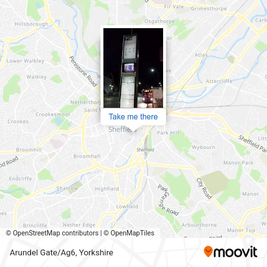 Arundel Gate/Ag6 map