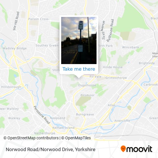 Norwood Road/Norwood Drive map