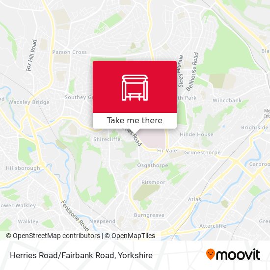 Herries Road/Fairbank Road map