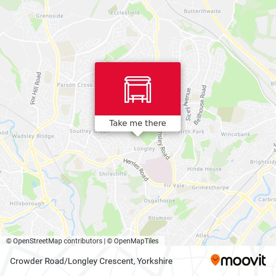 Crowder Road/Longley Crescent map