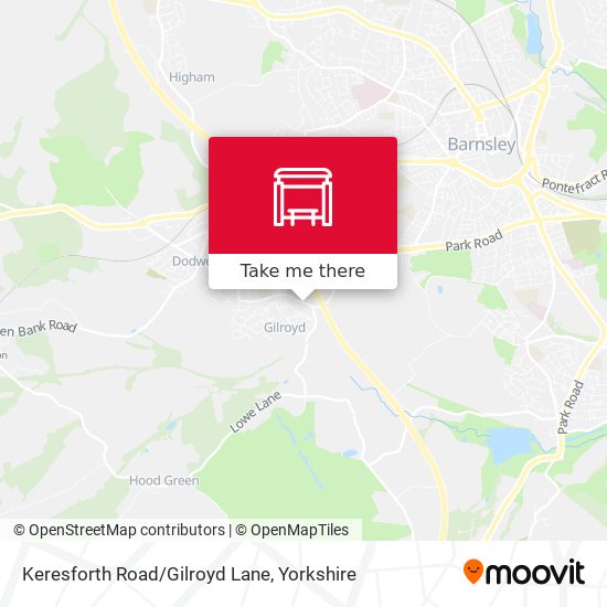 Keresforth Road/Gilroyd Lane map