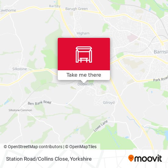 Station Road/Collins Close map