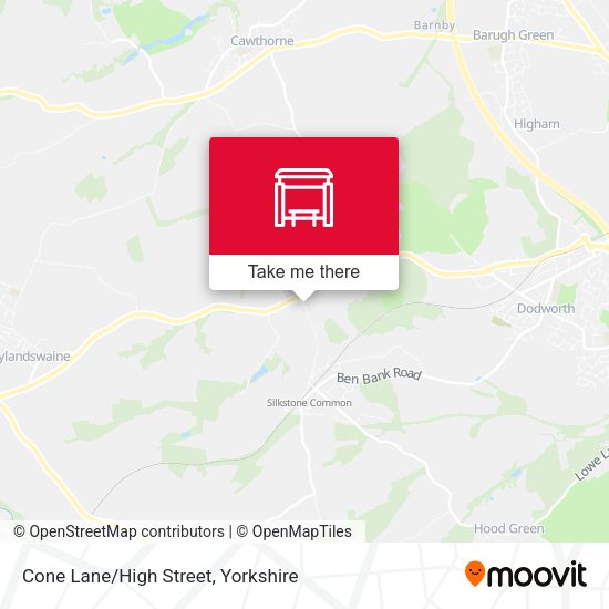 Cone Lane/High Street map