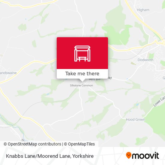 Knabbs Lane/Moorend Lane map