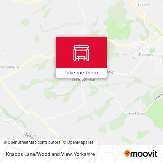 Knabbs Lane/Woodland View map