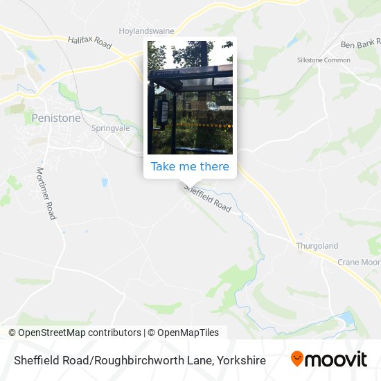 Sheffield Road / Roughbirchworth Lane map