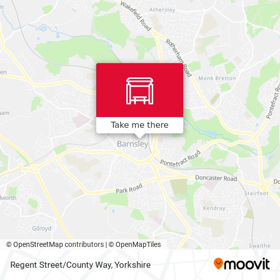 Regent Street/County Way map