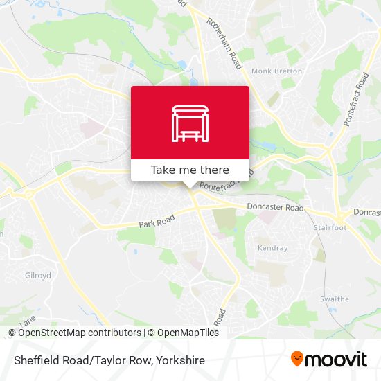 Sheffield Road/Taylor Row map