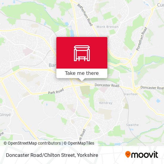 Doncaster Road/Chilton Street map