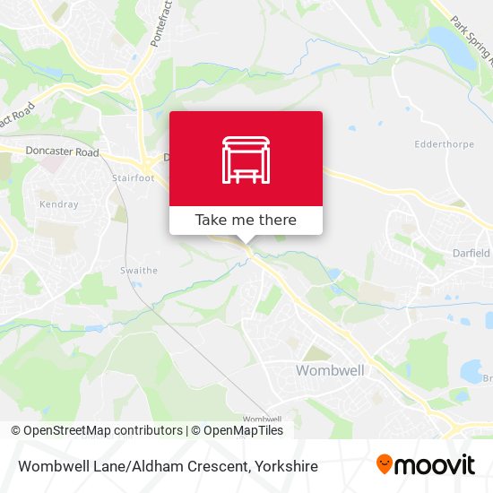Wombwell Lane/Aldham Crescent map